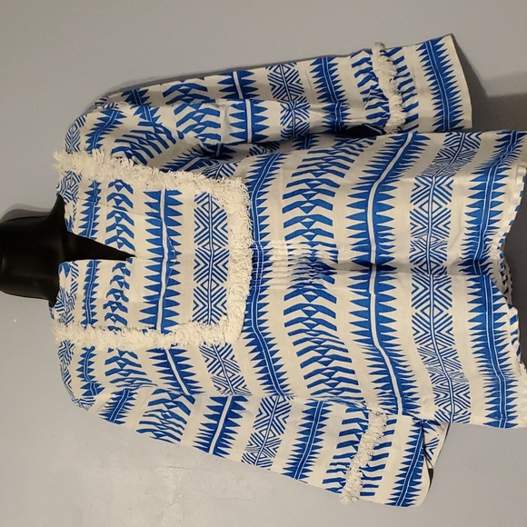 Seraphina London Tops - Seraphina London Linen Cotton Shirt 3/4 Sleeve